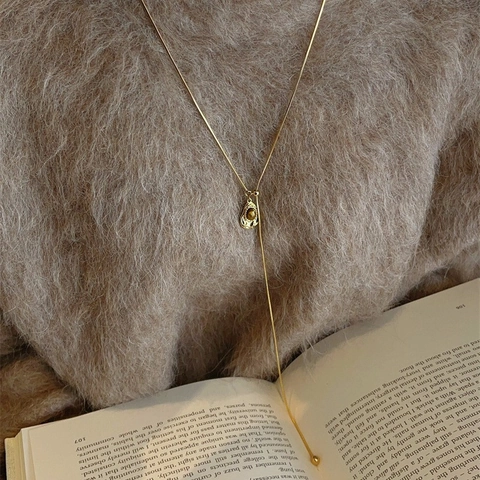 Vintage Maillard Tiger Eye Stone Κολιέ Με Μενταγιόν Επιχρυσωμένος Χαλκός Σχήμα Υ Ρυθμιζόμενη Μακριά Αλυσίδα Για Γυναίκες