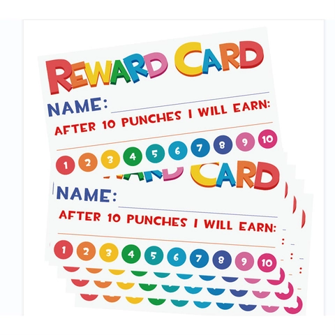 Cartes De Récompense Motivationnelles Enfants Incitation Au Comportement Aide À L'enseignement En Classe Carton Coloré Pour Apprentissage