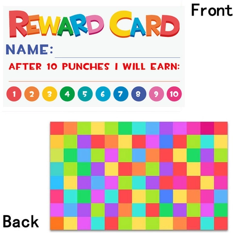 Cartes De Récompense Motivationnelles Enfants Incitation Au Comportement Aide À L'enseignement En Classe Carton Coloré Pour Apprentissage