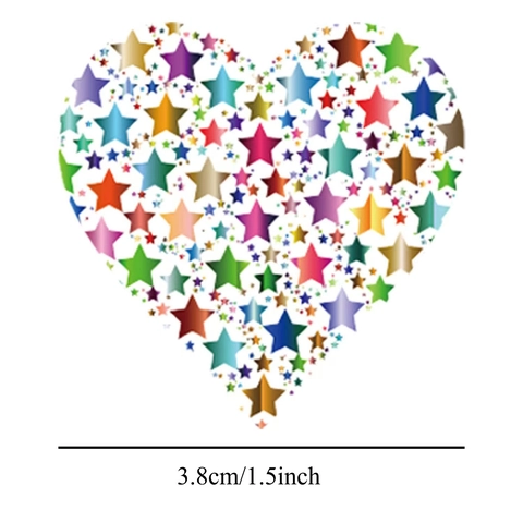 Adesivi Decorativi A Forma Di Cuore Etichette Adesive Colorate Per San Valentino Per Confezioni Regalo