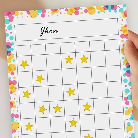 Star Stickers Colorful Metallic Laser Paper Reward Pentagram Decals For Kids Teacher Classroom Student Scrapbooking