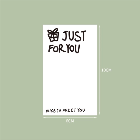 Pegatinas de Sellado Rectangulares Blancas Minimalistas Etiquetas de Embalaje Dibujos Animados Gato Oso Patrón para Envolver Regalos