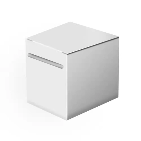 Thank You Stickers For Small Business Support Holographic Rainbow Round Adhesive Labels In White Dispenser Box Packaging