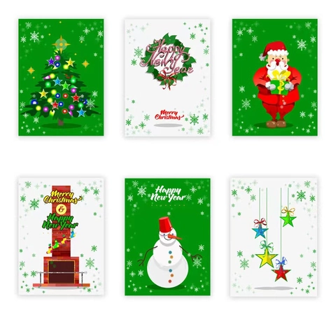 Weihnachtsaufkleber Rolle Frohe Weihnachten Neujahr Selbstklebende Etiketten Geschenkverpackung Deko Festliche Muster Weihnachtsmann