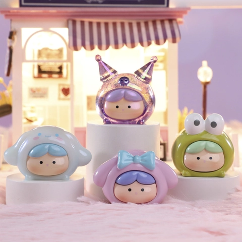 Süße Miniatur Cartoon Figuren Blind Box Harz Schreibtisch Ornamente Kawaii Charakter Statuen Home Deko Geburtstagsgeschenk