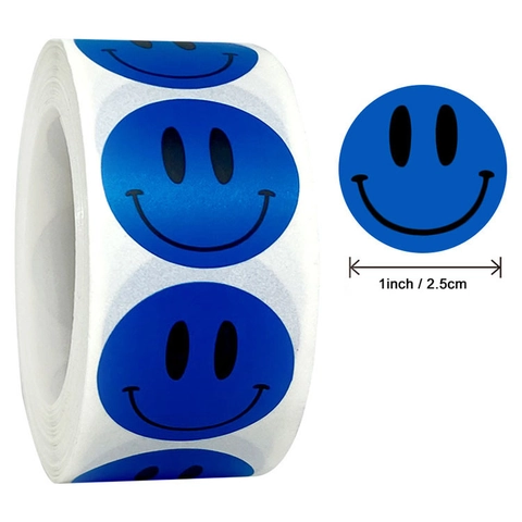 Runde Smiley Aufkleber Für Geschenkverpackung Hochzeit Geburtstag Party Dekoration Hochwertige Papier Dekoetiketten