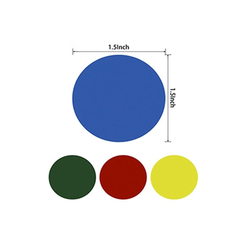 Étiquettes Adhésives Rondes De Codage Couleur En Rouleau Autocollants Circulaires Polyvalents Pour L'Organisation La Décoration