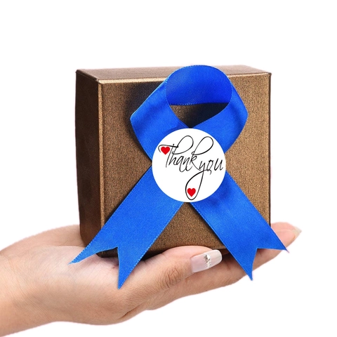 Autocollants Merci Étiquettes Adhésives Rondes Avec Cœur Rouge Pour Emballage Cadeau Scellage Enveloppe Rouleau Décoratif