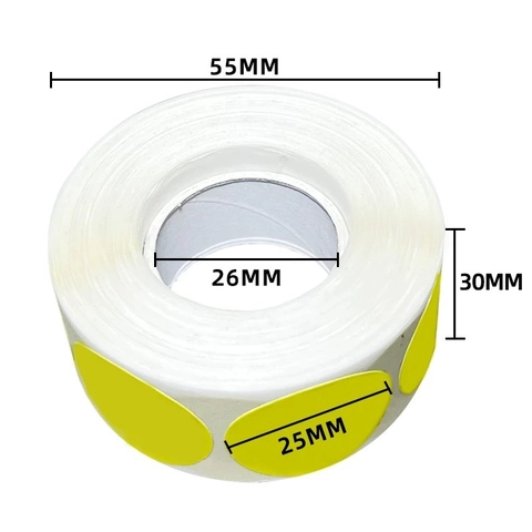 Multicolor Round Heart Adhesive Paper Stickers Roll For Sealing Coding Classification DIY Scrapbooking Decorative Labels