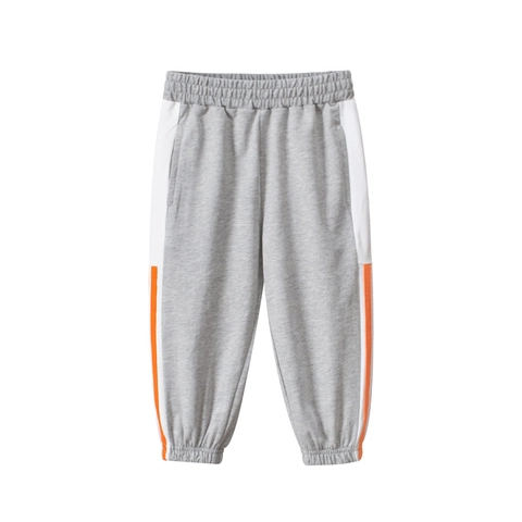 Pantaloni Jogger Bambini Cotone Vita Elastica Striscia Laterale Pantaloni Sportivi Casual Per Bambini Ragazzi Ragazze