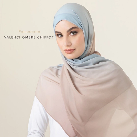 Écharpe En Mousseline Dégradée Ombrée Pour Femmes Hijab Musulman Long Respirant Et Léger Châle Élégant Et À La Mode