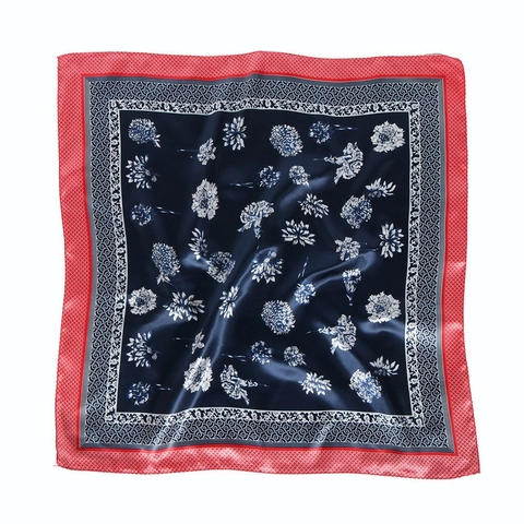 Damen Satin Quadratisch Halstuch Leopardenmuster Modische Haarschleife Kopftuch Punktmuster Paisley Accessoire