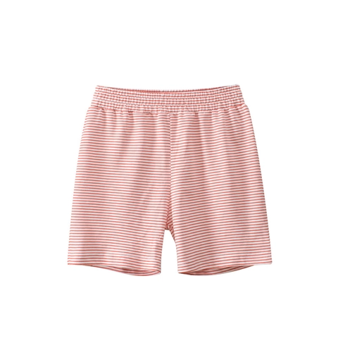 Unisex Kinder Baumwolle Gestreifte Shorts Sommer Atmungsaktiv Weich Strickhosen Für Kleinkinder Jungen Mädchen Freizeit