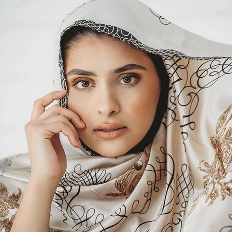 Foulard Quadrato In Raso Da Donna Stampa Elegante Grande Scialle Hijab Accessorio Di Moda