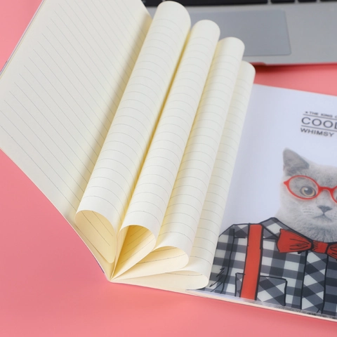Cartoon Katze Frucht A5 Notizbuch Liniertes Schreibpapier Student Schreibwaren Schule Bürobedarf Niedlich Wasserdicht