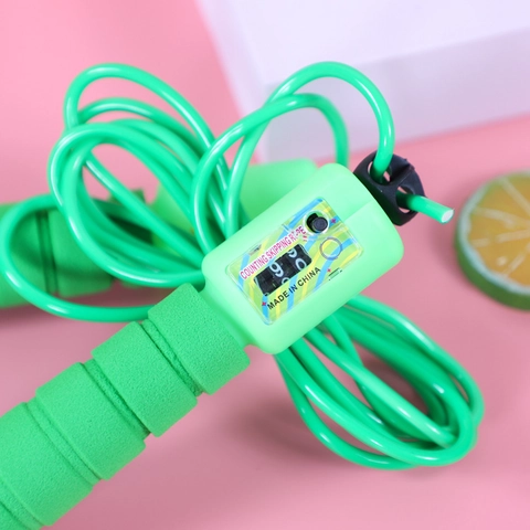 Verstelbaar Mechanisch Springtouw Met Teller En Antislip Sponshandgreep Professionele Fitness Snelheid Springtouw Voor Kinderen Volwassenen Sport