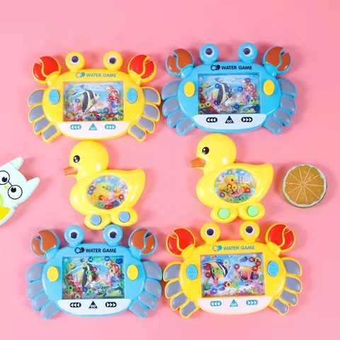 Giocattolo Gioco Acqua Palmare Forma Granchio Cartone Animato Plastica Lancio Anello Manuale Allenamento Coordinazione Sensoriale Bambini