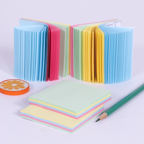 Foglietti Adesivi Colorati a Forma Speciale Memo Pad Autoadesivo Orso Cuore Stella T-shirt Quadrato Per Ufficio Scuola Cartoleria