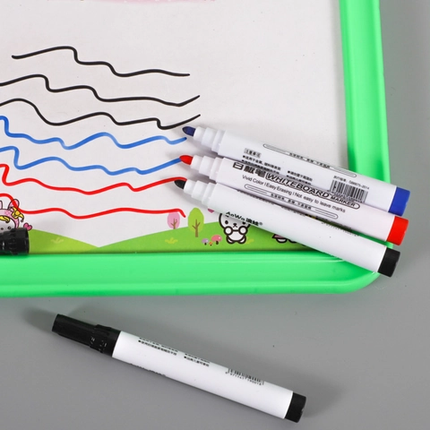 Dry Erase Whiteboard Markers Erasable Quick Drying Vivid Colors Plastic Shell For Office Classroom Writing Supplies