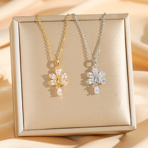 Pfau Phönix Anhänger Halskette Edelstahl Zirkon Strass Eleganter Schmuck Für Damen Schlüsselbeinkette