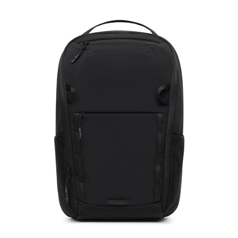 Men Outdoor Casual Backpack Nylon Waterproof Lightweight Travel Commuter Sports Daypack Solid Color Multifunctional