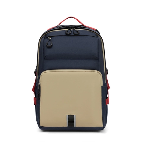 Zaino Per Laptop Grande Capacità Nylon Impermeabile Lavoro Viaggio Scuola Per Uomo Donna Con Striscia Riflettente Moderno