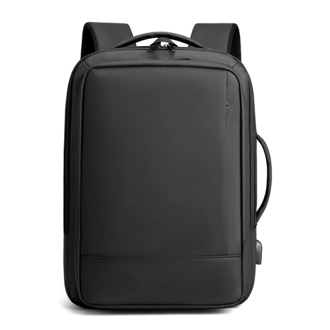 Zaino Per Laptop Business Espandibile Grande Capacità Porta USB Viaggio Impermeabile Nylon Minimalista Borsa