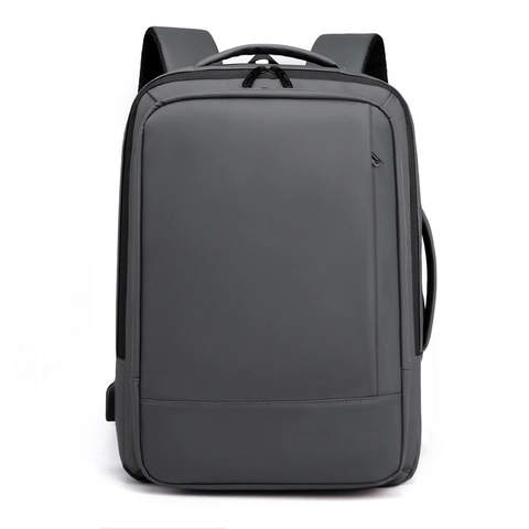 Zaino Per Laptop Business Espandibile Grande Capacità Porta USB Viaggio Impermeabile Nylon Minimalista Borsa