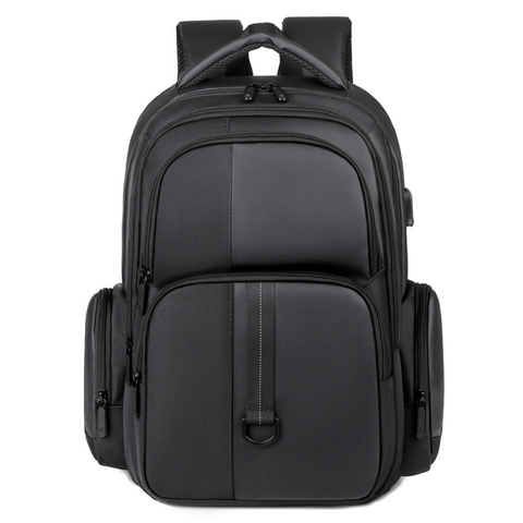 Zaino Porta PC Da Lavoro Da Uomo Impermeabile Grande Capacità Porta Di Ricarica USB Borsa Da Viaggio