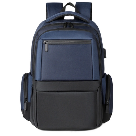 Zaino Business Per Laptop Uomo Tessuto Oxford Impermeabile Con Porta Di Ricarica USB Multifunzionale Borsa Da Viaggio