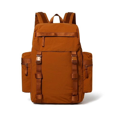 Zaino Da Esterno Grande Capacità Nylon Resistente Scomparto Per Laptop Escursionismo Viaggio Stile Funzionale Unisex