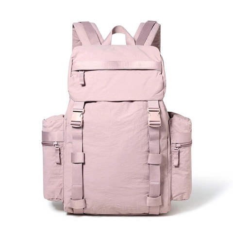 Zaino Da Esterno Grande Capacità Nylon Resistente Scomparto Per Laptop Escursionismo Viaggio Stile Funzionale Unisex
