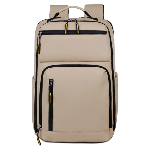 Business Laptop Rucksack Für Damen Herren Mode Wasserdichter Reise Rucksack Große Kapazität Computer Tasche Mit USB Port Khaki