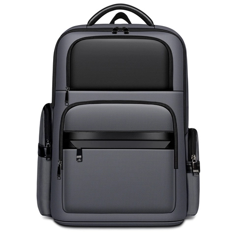 Men Business Backpack Large Capacity Nylon Laptop Bag With USB Port Travel Commuting Work Minimalist Professional