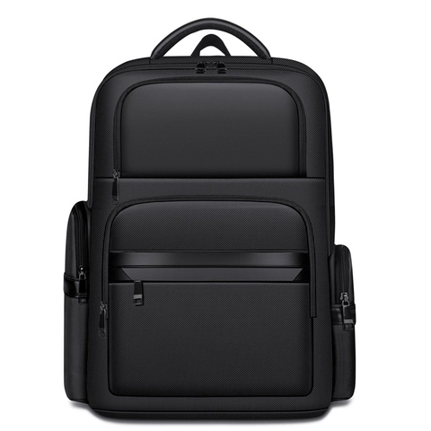 Men Business Backpack Large Capacity Nylon Laptop Bag With USB Port Travel Commuting Work Minimalist Professional