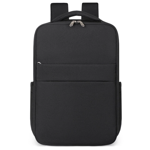 Waterproof Oxford Business Backpack For Men And Women Travel Laptop Bag Large Capacity USB Charging Minimalist Solid Color