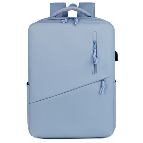 Zaino Per Laptop Da Lavoro Impermeabile USB Scomparti Multipli Minimalista Borsa Da Viaggio Pendolare Per Uomo Donna
