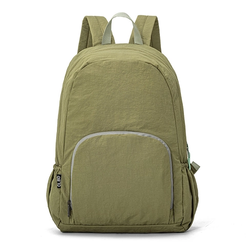 Zaino Pieghevole Leggero In Nylon Goffrato Grande Capacità Traspirante Multi Tasca Per Viaggi Sport All Aperto Unisex