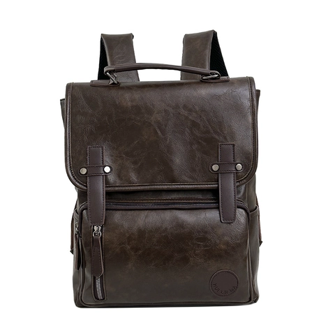 Zaino Retrò In Pelle PU Grande Capacità Moda Casuale Scuola Viaggio Daypack Con Pendente Orsetto Di Peluche
