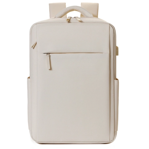 Zaino Per Laptop Affari Viaggio Con Porta Di Ricarica USB Minimalista Resistente All'Acqua Unisex