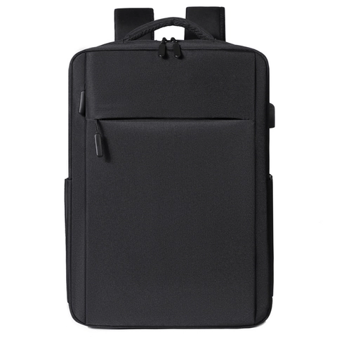 Zaino Per Laptop Affari Viaggio Con Porta Di Ricarica USB Minimalista Resistente All'Acqua Unisex