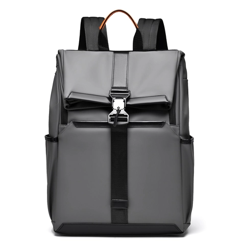Men Business Casual Backpack Waterproof Nylon Laptop Bag Large Capacity Minimalist Travel Rucksack Urban Commuting Backpack