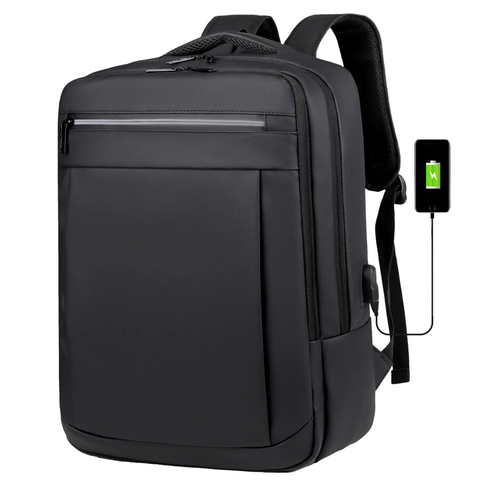Zaino Per Laptop Impermeabile Da Uomo Grande Capacità Borsa Da Viaggio Con Porta Di Ricarica USB Adatto Per Laptop Ufficio