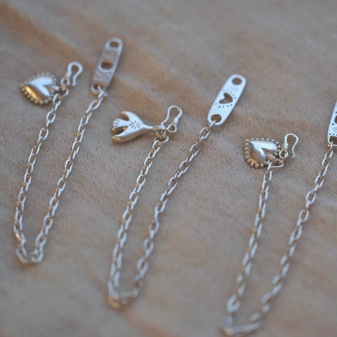 Bracelet Pendentif Coeur Et Oiseau Laiton Plaqué Argent Design De Niche Minimaliste Bijoux Pour Femmes Accessoire De Mode Polyvalent