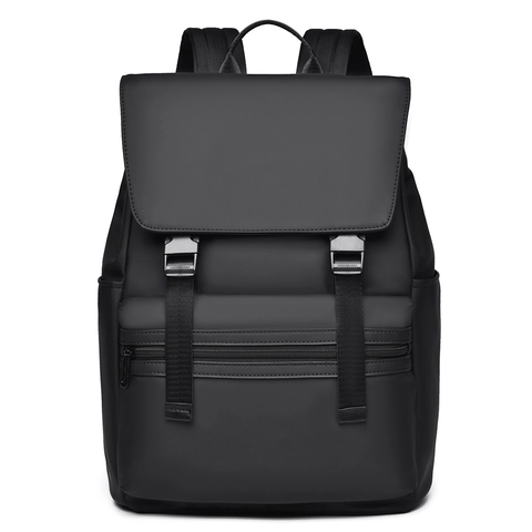 Zaino Business Grande Capacità Patta Borsa Laptop Impermeabile Oxford Microfibra Pelle Urbano Viaggio Per Uomo