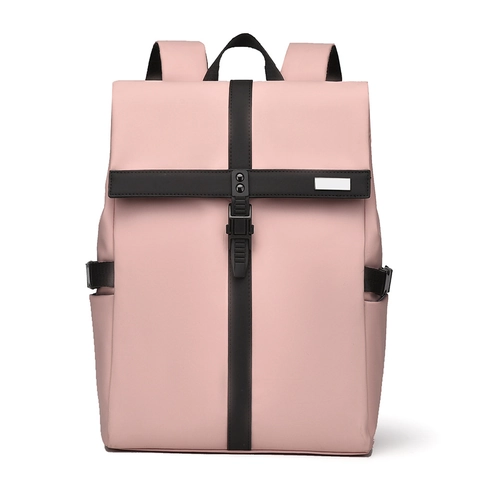 Minimalist Waterproof Synthetic Leather Backpack Large Capacity Business Travel Laptop Bag For Men Women Urban Schoolbag
