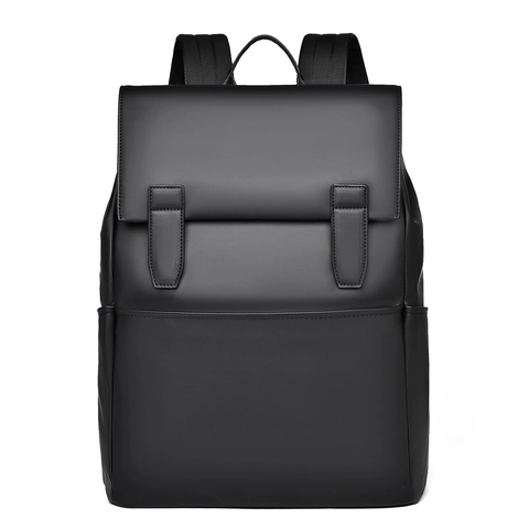 Zaino Porta PC Business Impermeabile Minimalista Da Uomo Urbano Viaggio Scuola Con Patta Fibbie
