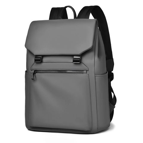 Business Laptop Rucksack Wasserdicht Nylon Große Kapazität Klappdeckel Schnalle Urban Minimalistisch Reise Schule Herren Damen