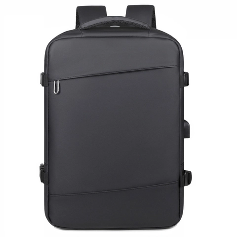 Sac À Dos Pour Ordinateur Portable Affaires Extensible Imperméable Grande Capacité Voyage Avec Port De Charge USB Pour Hommes