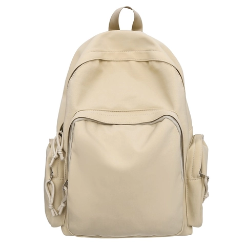 Mochila de Nailon Minimalista de Gran Capacidad Bolsa Escolar para Estudiantes Hombres Mujeres Mochila de Viaje Casual Con Múltiples Bolsillos